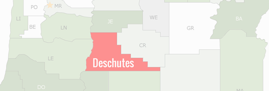Deschutes County Map
